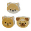 Adoramals Pets Pug, Cat & Shiba Inu 3 Piece Eraser Set - Gift Arch