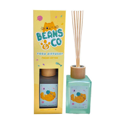 Beans & Co Fresh Cotton 100ml Reed Diffuser - Gift Arch