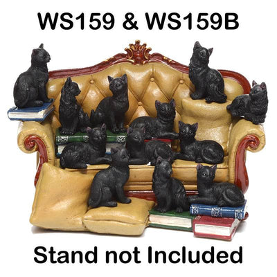 Black Cat Sofa World Figures - Gift Arch