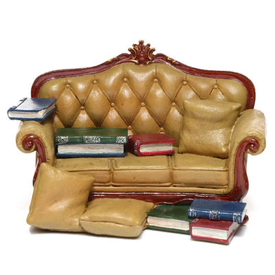 Black Cat Sofa World Figures Display Stand - Gift Arch
