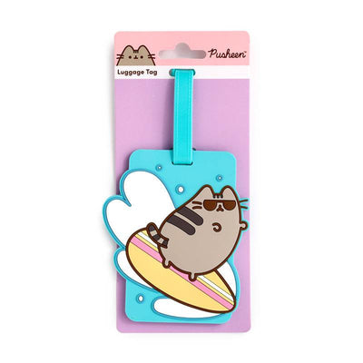 Pusheen the Cat Summer Surfer PVC Luggage Tag - Gift Arch