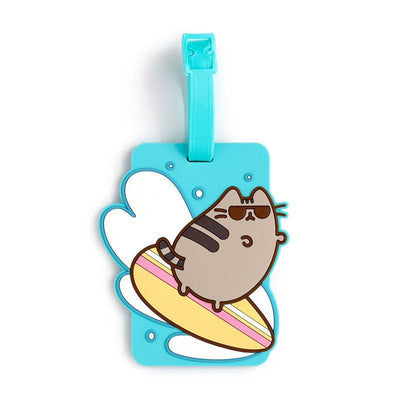 Pusheen the Cat Summer Surfer PVC Luggage Tag - Gift Arch