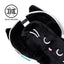 Relaxeazzz Feline Fine Cat Plush Travel Pillow & Eye Mask - Gift Arch
