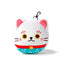 Relaxeazzz Maneki Neko Lucky Cat Plush Travel Pillow & Eye Mask - Gift Arch