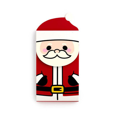 Christmas Festive Friends Santa Flip Open Shaped Memo Pad - Gift Arch