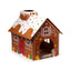 Christmas Gingerbread Lane Cat Playhouse 100% Cardboard Cat Den - Gift Arch