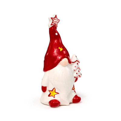 Christmas Gonk Ceramic LED Decoration - Gift Arch