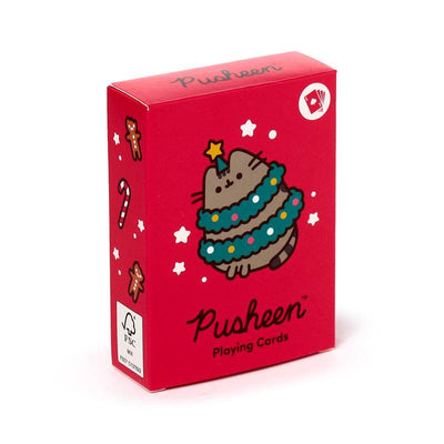 Christmas Pusheen the Cat Standard Playing Card Deck - Gift Arch