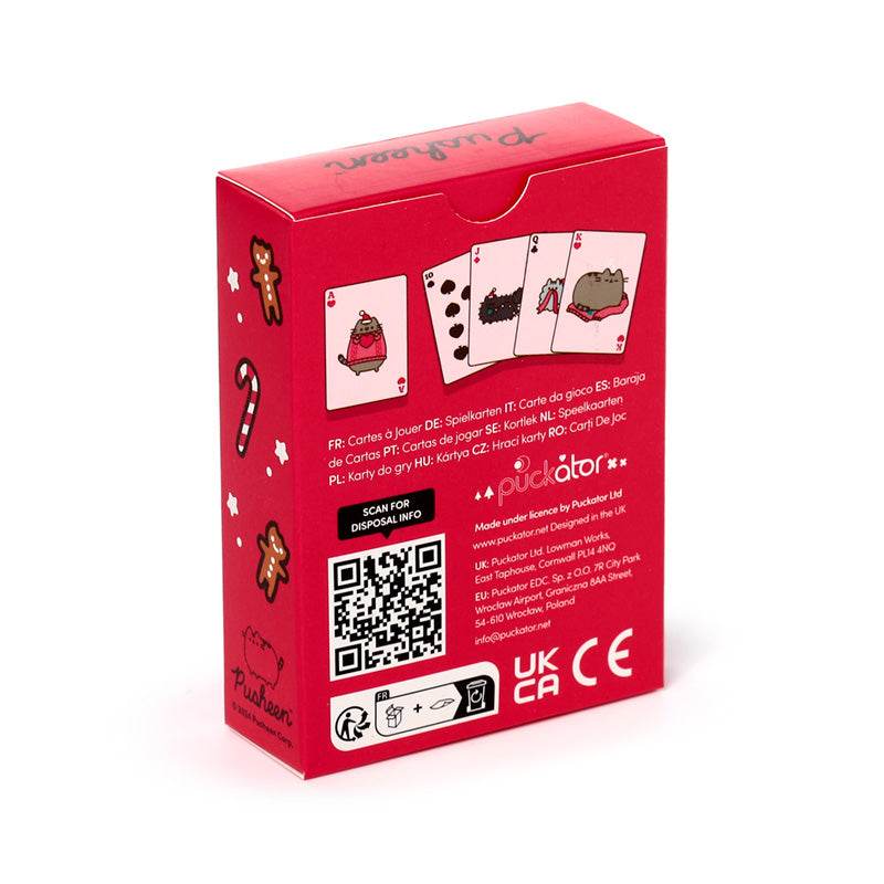 Christmas Pusheen the Cat Standard Playing Card Deck - Gift Arch