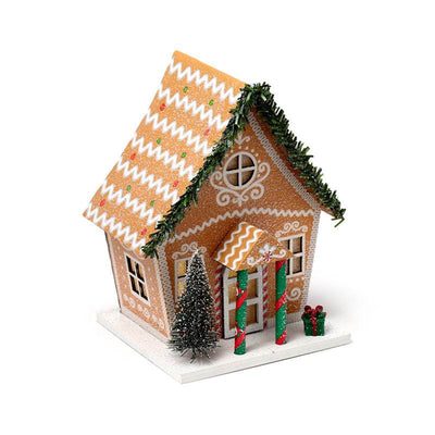 Gingerbread Christmas House LED Decoration - Gift Arch