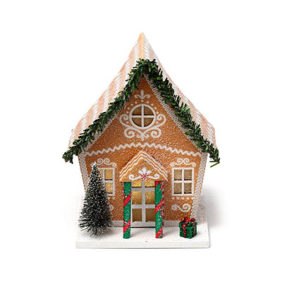 Gingerbread Christmas House LED Decoration - Gift Arch