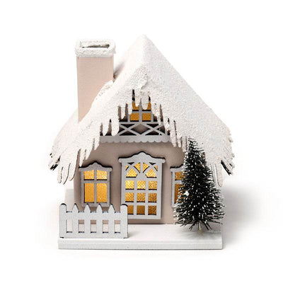 Snow Covered Christmas House LED Decoration - Gift Arch