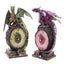 Geode Crystal Dragon Mantle Clock - Gift Arch