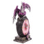 Geode Crystal Dragon Mantle Clock - Gift Arch