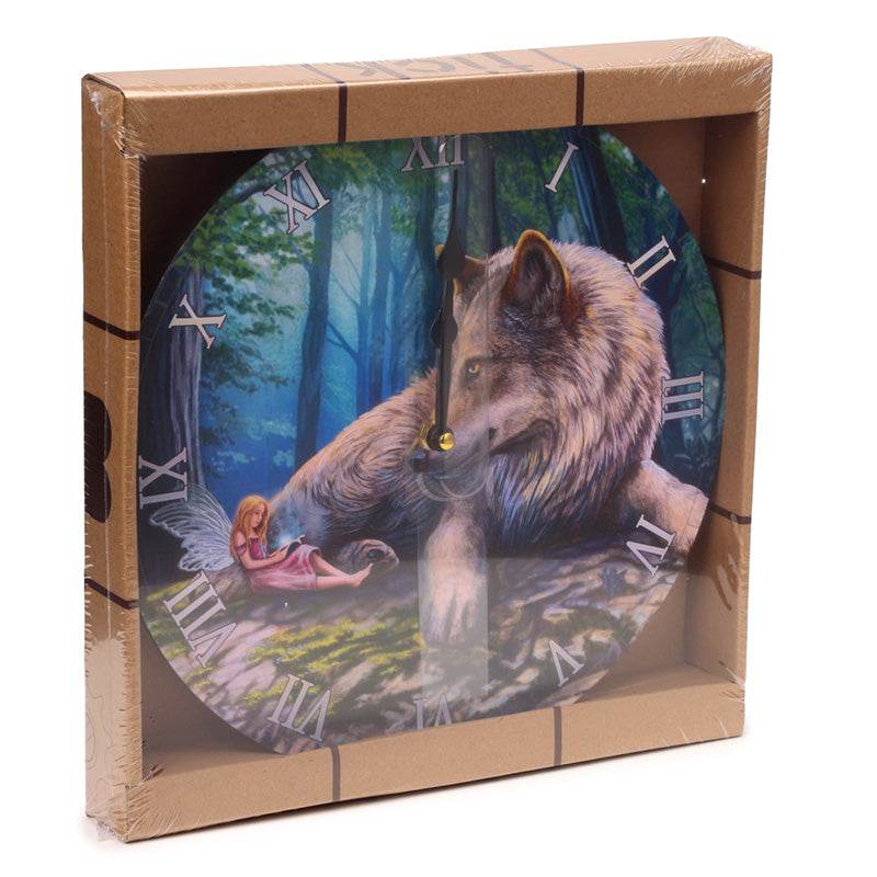 Lisa Parker Fairy Stories Fairy & Wolf Picture Clock - Gift Arch