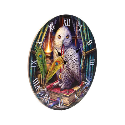 Lisa Parker Guardian of Spells Owl Picture Clock - Gift Arch