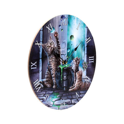 Lisa Parker Hubble Bubble Cat and Kitten Picture Clock - Gift Arch