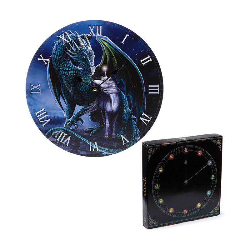 Lisa Parker Protector Magick Dragon & Unicorn Picture Clock - Gift Arch