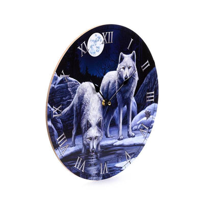 Lisa Parker Warriors of Winter Wolf Picture Clock - Gift Arch