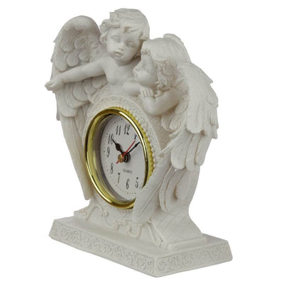 Peace of Heaven Endless Love Cherub Mantle Clock - Gift Arch