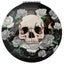Skulls and Roses Compact Mirror - Gift Arch