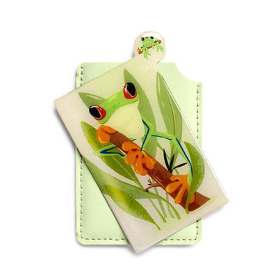 Tropical Frogs Pocket Mirror in Sleeve - Gift Arch