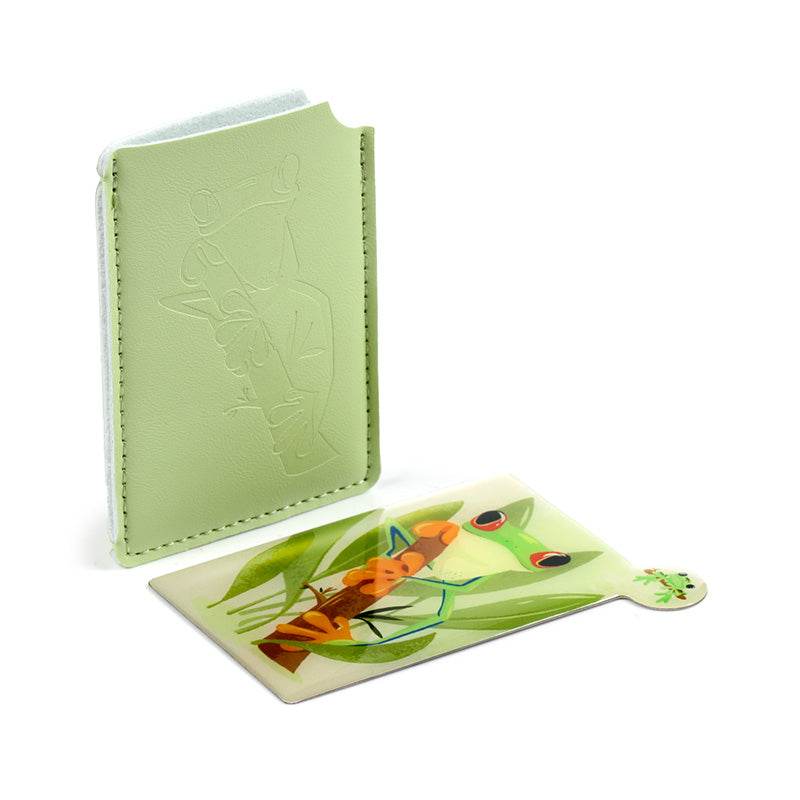 Tropical Frogs Pocket Mirror in Sleeve - Gift Arch