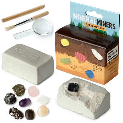 Rocks, Minerals & Gems Dig-A-Saurs Dig it Out Kit - Gift Arch