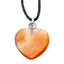 Healing Stone Gemstone Heart Shaped Pendant - Gift Arch