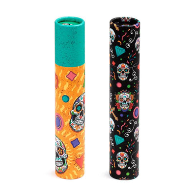 Day of the Dead Large Pencil Pot with 12 Colouring Pencils - Gift Arch