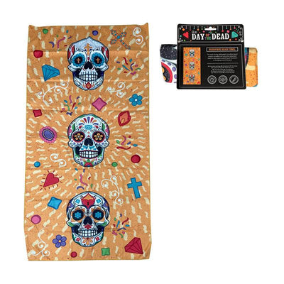 Day of the Dead Microfibre Beach Towel - Gift Arch