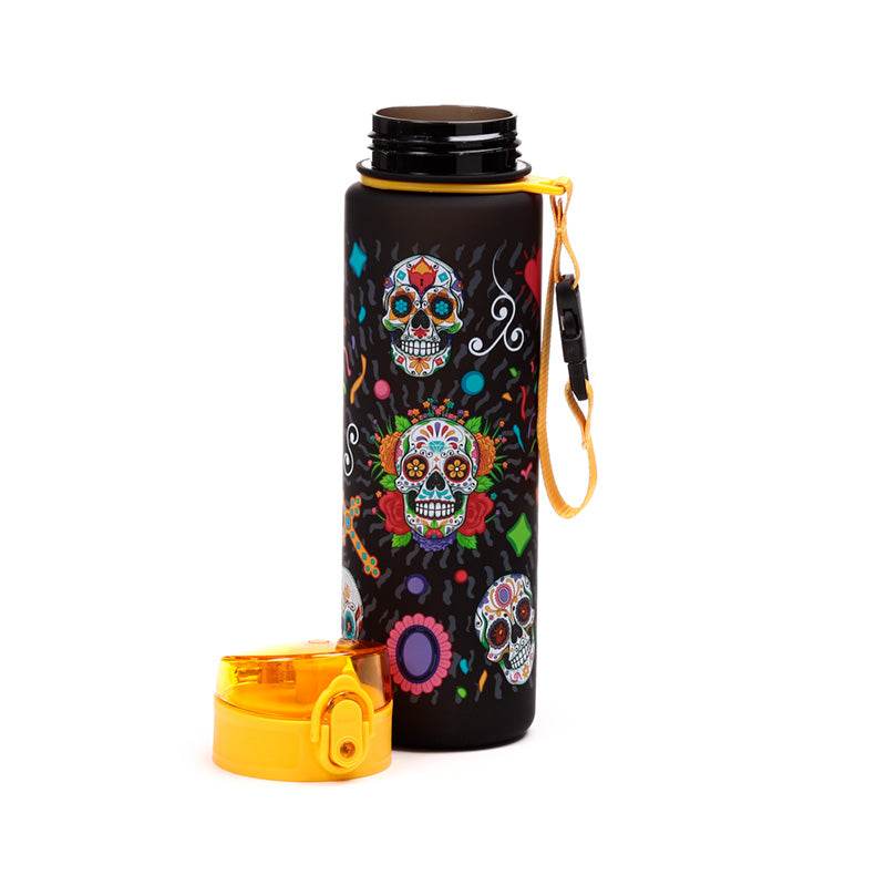 Day of the Dead Pop Top 600ml Shatterproof Bottle - Gift Arch