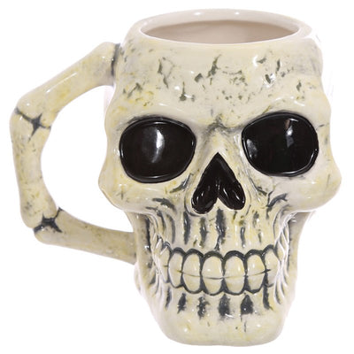 Ancient Skull Head Ceramic Shaped Mug - Gift Arch