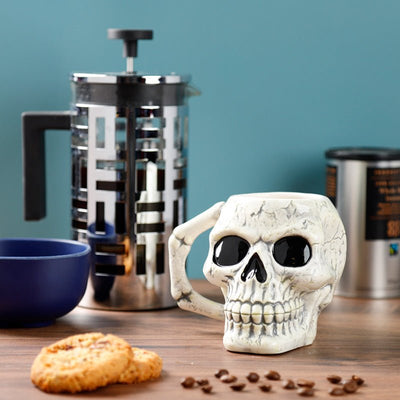 Ancient Skull Head Ceramic Shaped Mug - Gift Arch
