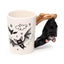 Bat Ceramic Shaped Handle Mug - Gift Arch