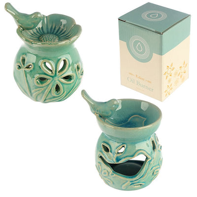 Eden Floral Bird Bath Ceramic Oil Burner - Gift Arch