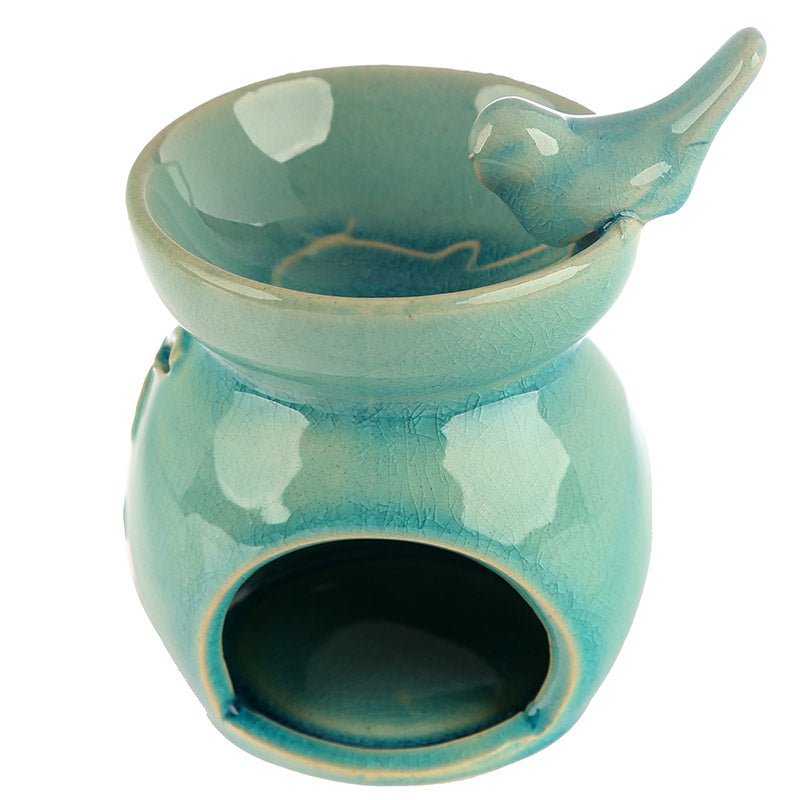 Eden Floral Bird Bath Ceramic Oil Burner - Gift Arch