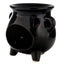 Eden Large Black Cauldron Oil Burner - Gift Arch