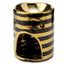 Eden Metallic Gold Stripe Ceramic Mini Oil Burner - Gift Arch