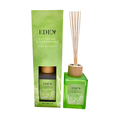 Eden Patchouli & Cedarwood 100ml Reed Diffuser - Gift Arch