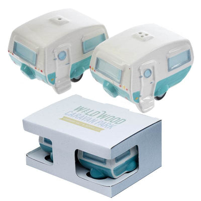 Home is Where You Park It Caravan Ceramic Salt & Pepper Set - Gift Arch