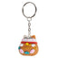 Maneki Neko Lucky Cat 3D PVC Keyring - Gift Arch