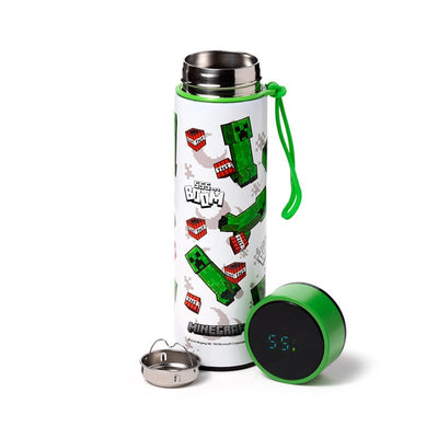 Minecraft SSS… BOOM Hot & Cold Digital Thermometer Bottle - Gift Arch