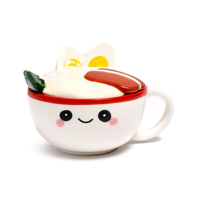 Nori the Ramen Foodiemals Ceramic Lidded Mug - Gift Arch