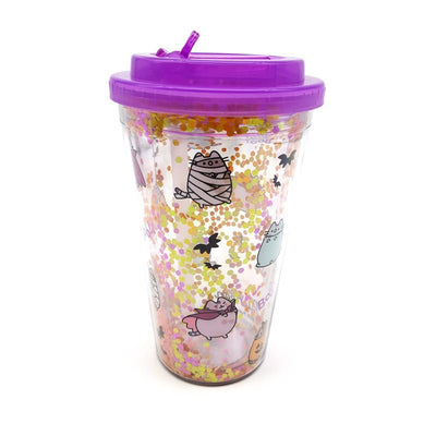Pusheen the Cat Halloween Double Walled Cup & Straw - Gift Arch