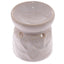 Small Ceramic Eden Oil Burner with Leaves Pattern - Gift Arch