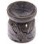 Small Ceramic Eden Oil Burner with Leaves Pattern - Gift Arch