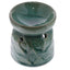 Small Ceramic Eden Oil Burner with Leaves Pattern - Gift Arch
