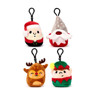 Squidglys Festive Friends Christmas Plush Keyring - Gift Arch