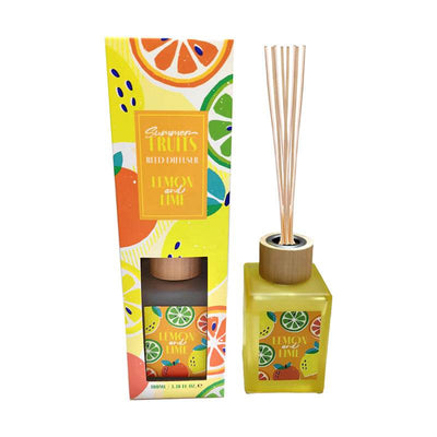 Summer Fruits Lemon & Lime 100ml Reed Diffuser - Gift Arch